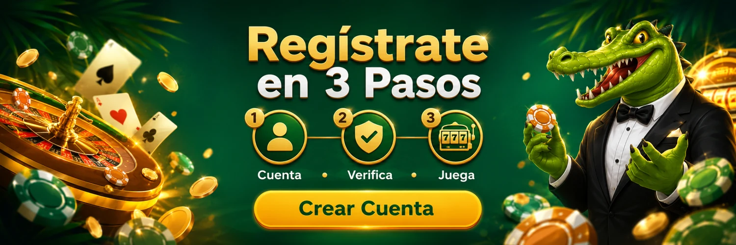 Registro de Croco Casino en tres pasos: cuenta, verificación y juego